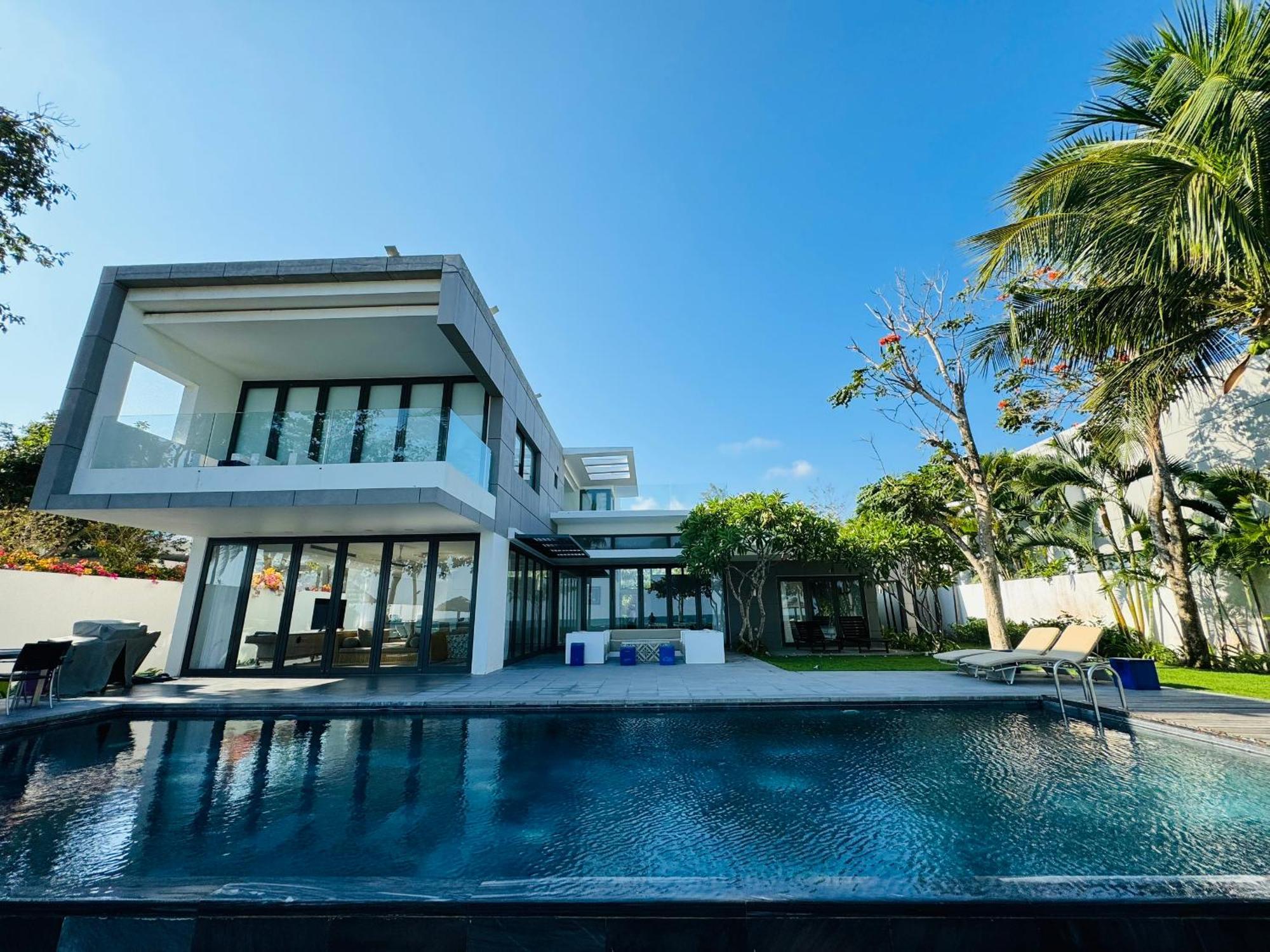 Premium Beachfront Villa 5 Bedrooms 1000M2 Sanctuary Ho Tram Resort Ll Bbq Dış mekan fotoğraf